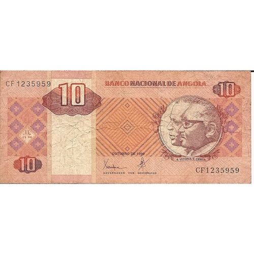 ANGOLA 10 KWANZAS 1999