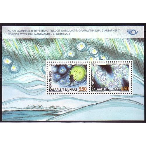 2004 Greenland Sc# 428a mint - Norse mythology souvenir sheet