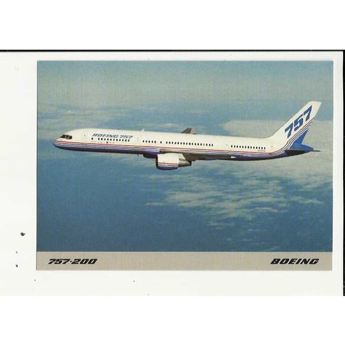 Aviation BOEING 757-200 Official Postcard