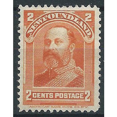 Newfoundland 1897 SG86 2c Orange heavy Mounted Mint . ..