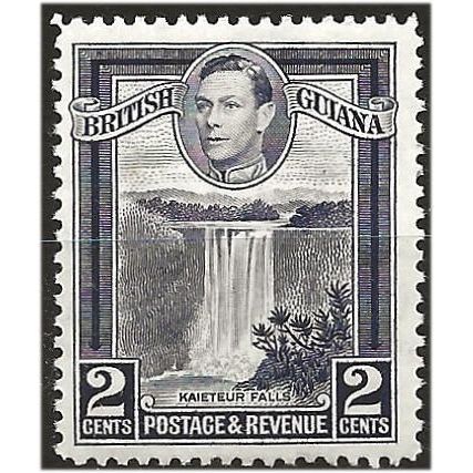 British Guiana 1938 SG309 2c Slate Violet Mounted Mint . .. .
