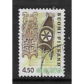 FINLAND 1976 TRADITIONAL FINNISH ARTS 4M.50 SPINNING DISTAFFS SG 896 FINE USED
