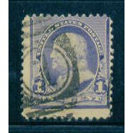 Used 219 1c Benjamin Franklin Average M01969