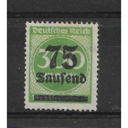 Germany.SG283 75T on 300m Green.Mounted Mint.Nov21