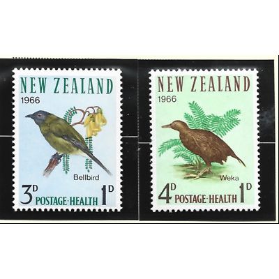New Zealand Stamps Scott #B71 To B72, Mint Never Hinged