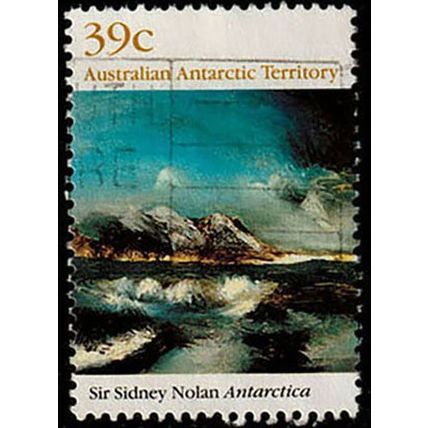 AAT 1989 Sidney Nolan Antarctica 39c Used Stamp Australian Antarctic Territory.