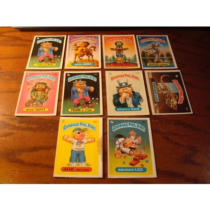 1986 Topps, Garbage Pail Kids, 10-Cards, a & b's