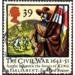 1992 350th Anniversary of Civil War. 39p Value. Standard Bearer, Fine Used