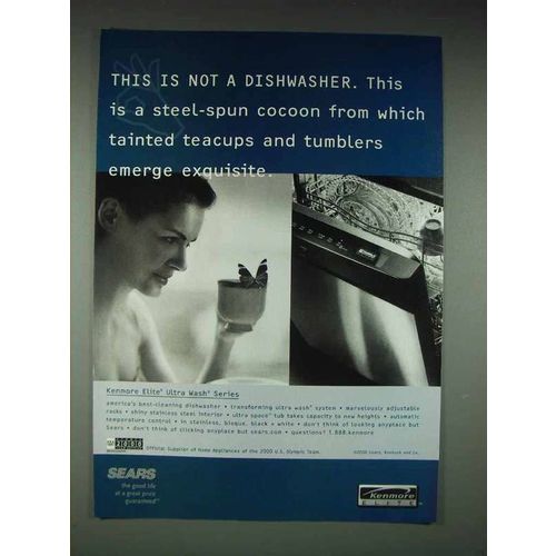 2000 Kenmore Elite Ultra Wash Dishwasher Ad
