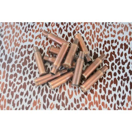 Spent brass Russian 7.62 x 54rR bullet casings, Bullet shells for craft supplies