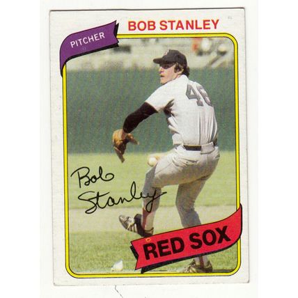 1980 Topps baseball card 63 Bob Stanley - Red Sox