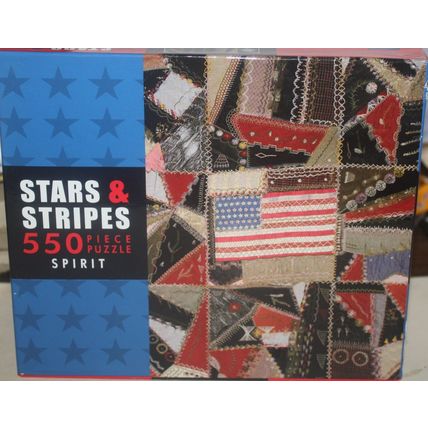 2003 Ceaco Stars & Stripes Spirit 550 Piece Puzzle Sealed
