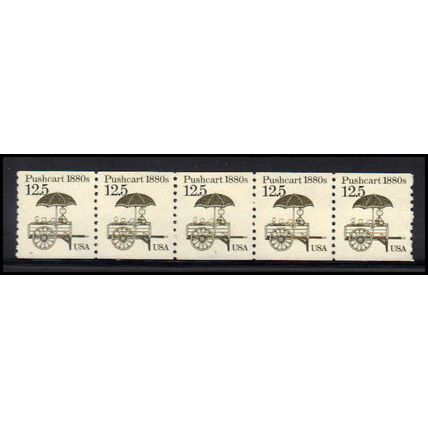 2133 12.5c Pushcart Fine MNH Dry Gum PNC 1/5 X2176