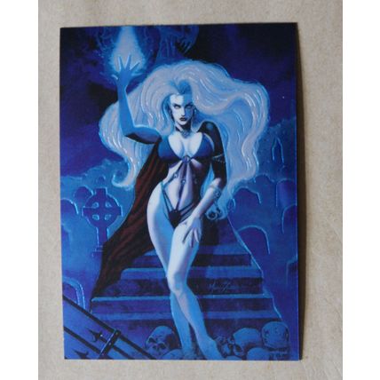 Lady Death All-Chromium Base trading Card # 56 (C) 1994 Chaos Krome comics