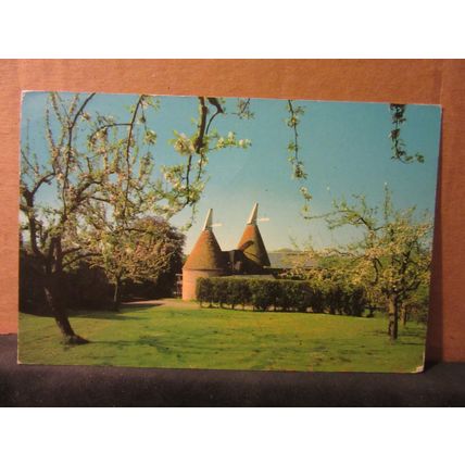 OAST HOUSES, KENT.. used postcard 1973 pm =