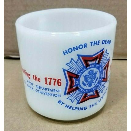 V.F.W. Post 3388, 1976 Bicentennial Year Mug Cup Federal Glass Co. (G6)