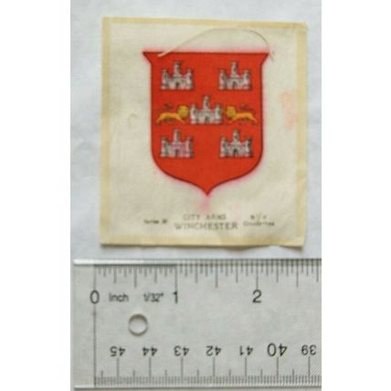 B.D.V. Cigarette silk, Series 30 - City Arms - Winchester