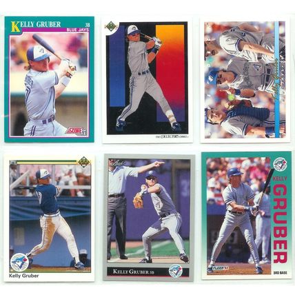 Kelly Gruber 13x card lot