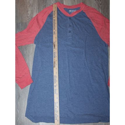 Men's Henley Shirt Size Medium Blue and Pink Mark by LulaRoe Two Tone