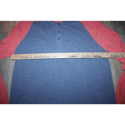 Men's Henley Shirt Size Medium Blue and Pink Mark by LulaRoe Two Tone