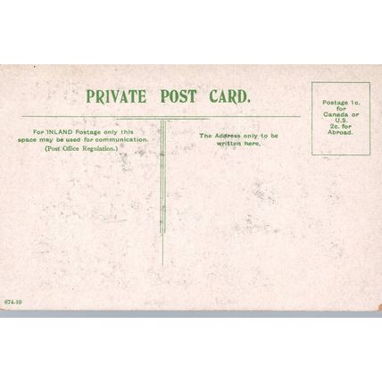 ZAYIX Postcard Great Lakes Ferry Boat Windsor Canada Divided Back Private Card