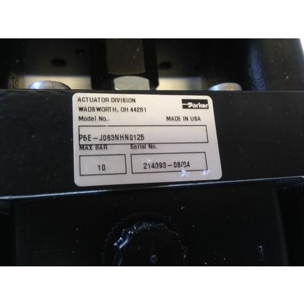 NEW PARKER P5E-J063NHN0125 PNEUMATIC SLIDE CYLINDER, 63 TMPUS14M 125.0,FL