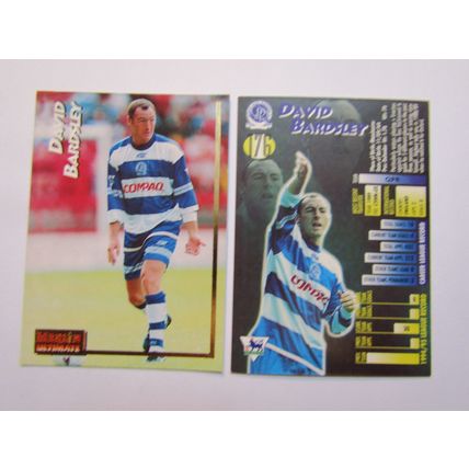 176. David Bardsley - Q.P.R - Merlin Ultimate P. L 1995/96 Football Card (ef1)