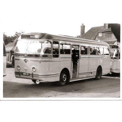 Black & White Photograph of Maidstone & District Motor Services Ltd. - OKO 25