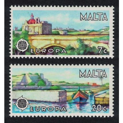 Malta Landscapes Europa 2v 1977 MNH SG#584-585