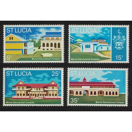 St. Lucia Morne Educational Complex 4v 1972 MNH SG#331-334