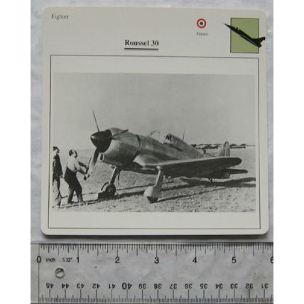 Roussel 30 - France - Fighter - Collectors Club Card