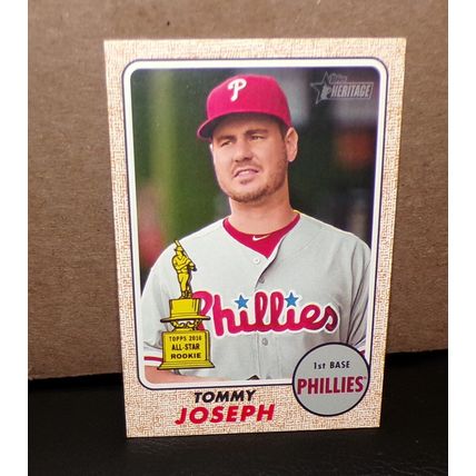 TOPPS HERITAGE 2017 ALL-STAR ROOKIE TOMMY JOSEPH CARD #190