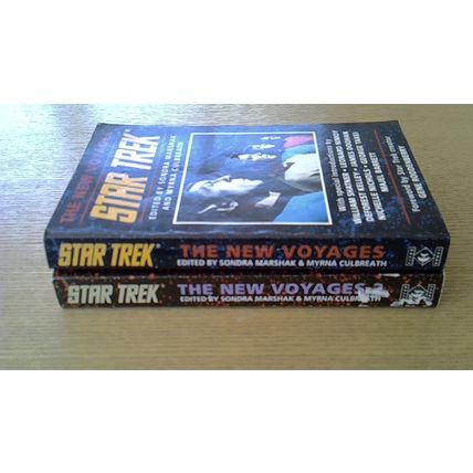 STAR TREK NEW VOYAGES- Volumes 1 & 2 (2 x First Edition Paperbacks) Titan Books
