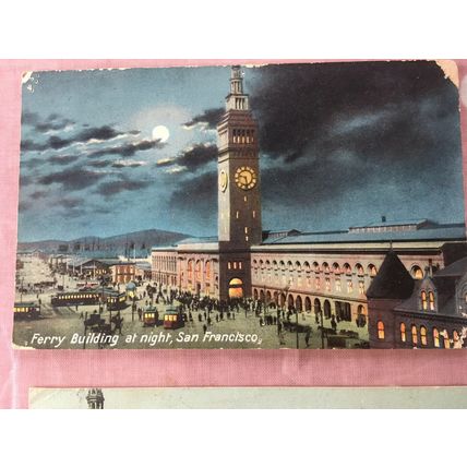San Francisco, California. Antique Postcards x 5