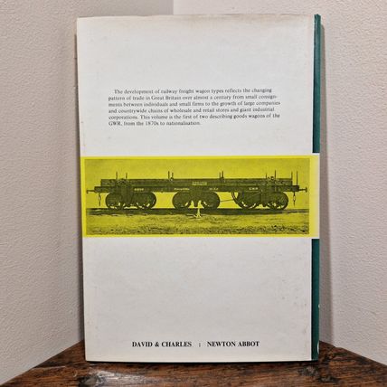 A History of GWR Goods Wagons Vol 1 Atkins Beard Hyde Tourret 1975 Hardback