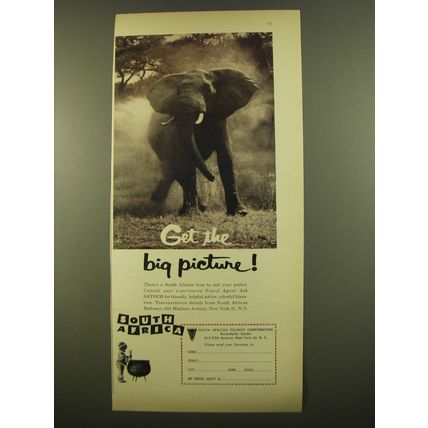 1961 South African Tourist Corporation Advertisement - Get the Big Picture