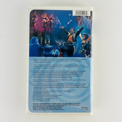 Michael Flatley - Lord Of The Dance VHS Video Tape Clamshell Case