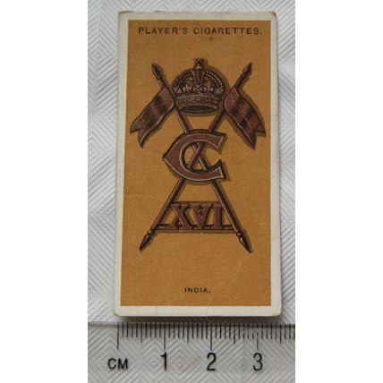 1917 Players Colonial & Indian Army Badges No 20 India