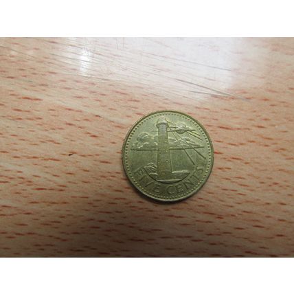 Barbados 2005 5 Cents Coin