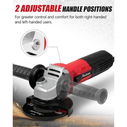 AVID POWER Angle Grinder, 7.5-Amp 4-1/2 Inch Electric Grinder Power Tools with G