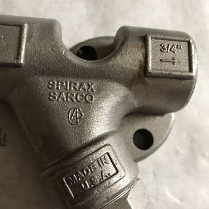 Weld 3/4" Spirax Sarco A351 CF8,67986 Y Strainer W/blowdown Connector,AG
