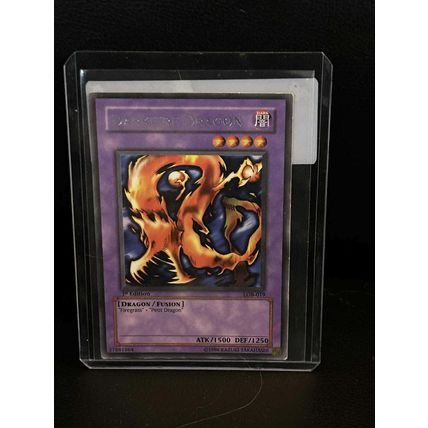 Darkfire Dragon - LOB-019 - Rare - 1st Edition Legend of Blue Eyes White Dragon