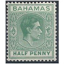 Bahamas 1938 SG149 1/2d Green Mounted.Mint