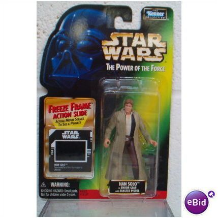 STAR WARS POTF ' FREEZE FRAME ' : HAN SOLO in ENDOR GEAR