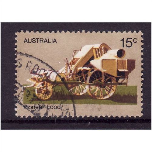 AUSTRALIA 1972 SG 525 15c PIONEER LIFE HARVESTER FINE USED#1