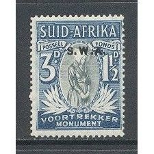 SouthWestAfrica.SG95 3d + 1 1/2d Voortrekker Woman.Afrikaans Inscription.MM.J15