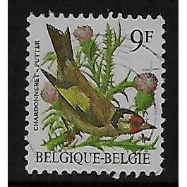 BELGIUM 1985 BIRDS 9F EURASIAN GOLDFINCH SG2853 FINE USED