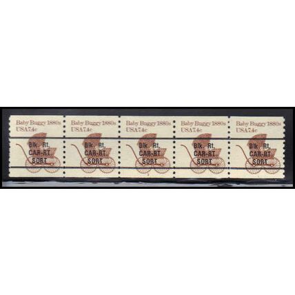 1902a 7.4c Baby Buggy Fine MNH Dry Gum PNC 2/5 X1430