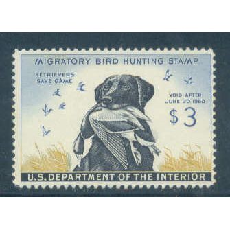 RW26 $3 Labrador Retriever Fine MNH/LDG NA1707