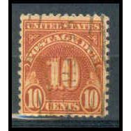 Used J84 10c Postage Due Just Clears WA1448